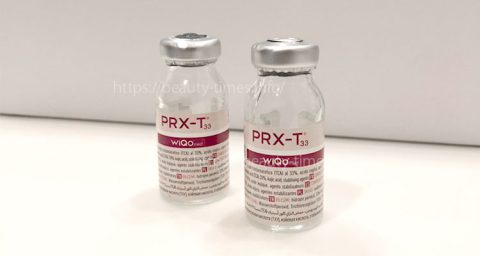 マッサージピール（コラーゲンピール）の薬剤 PRX-T33